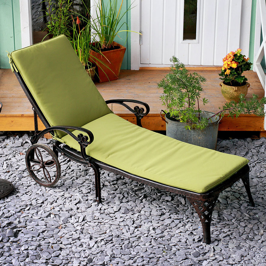 Lattice Lounger Cushion - Green