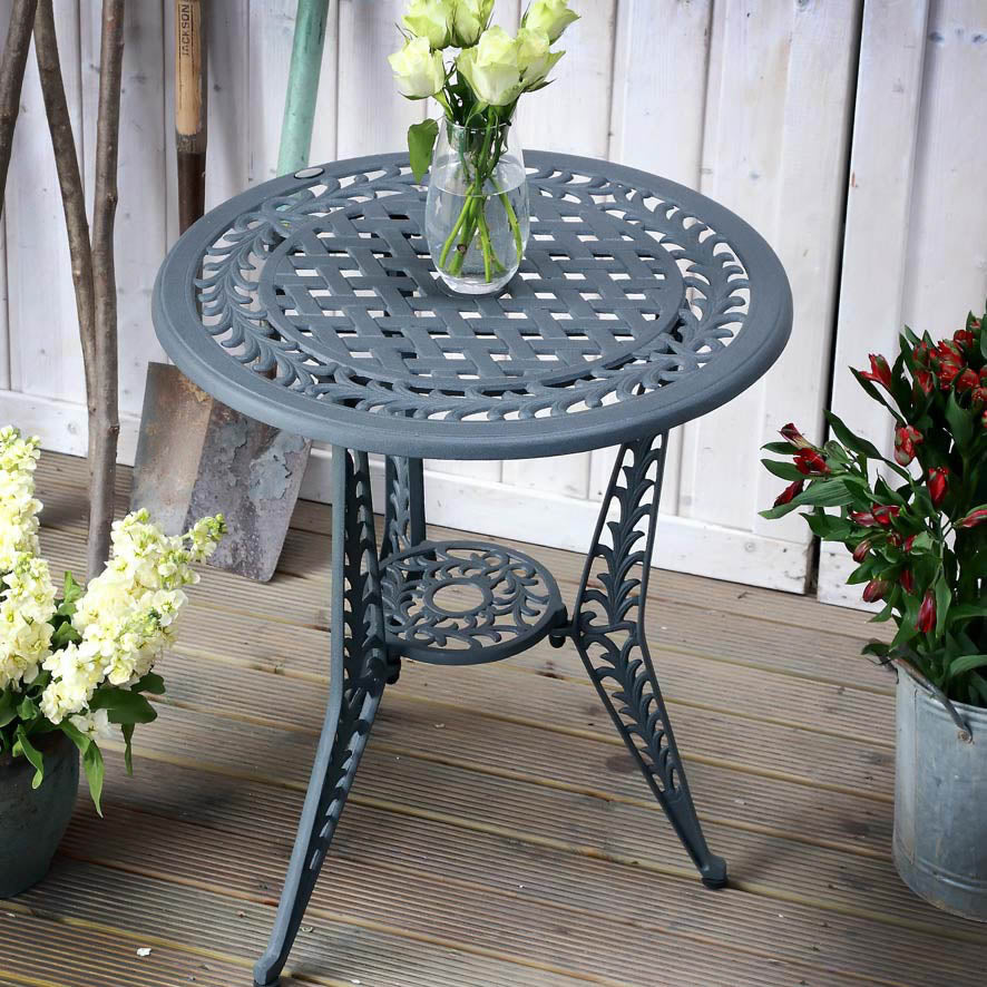 Ivy Bistro Set Table &amp; 2 Chairs - Slate