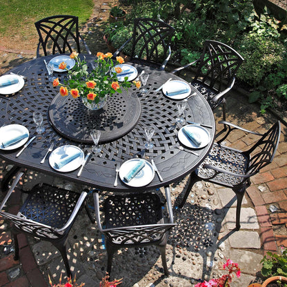 Gloria Table 10 Seater Set - Antique Bronze