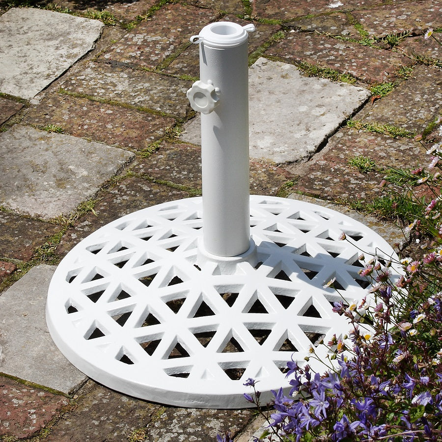 Parasol Base - White