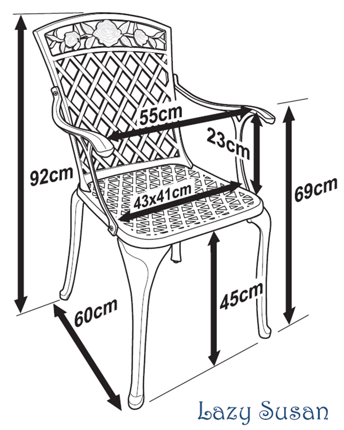 Rose Chair - Slate