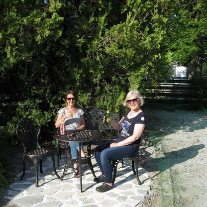 Rose Bistro Set Table &amp; 2 Chairs - Antique Bronze