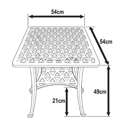 Sandra Table - Slate