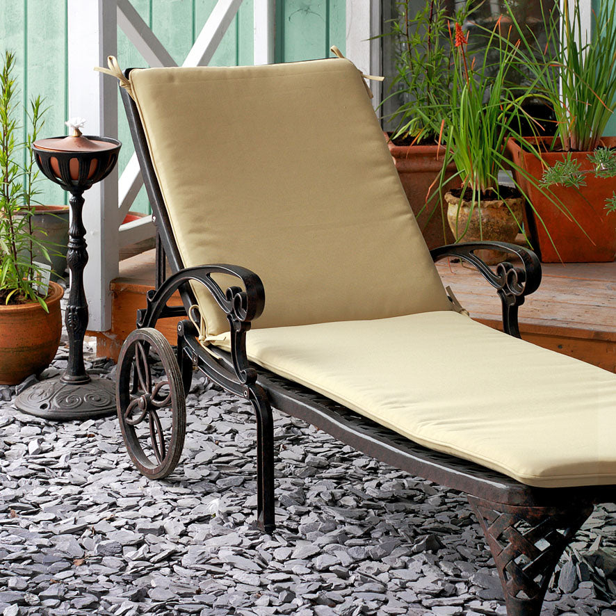 Lattice Lounger Cushion Stone