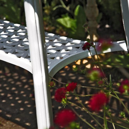 Claire Table 2 Seater Set - White