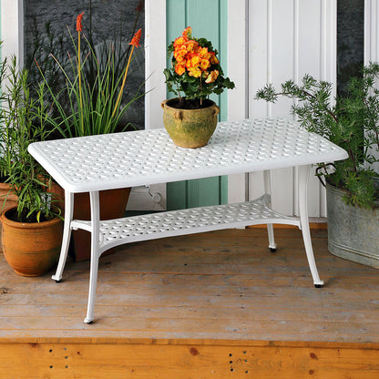 Claire Table 2 Seater Set - White