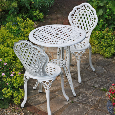 Ivy Bistro Set Table &amp; 2 Chairs - White