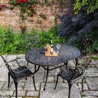 Preview: June Table - Antique Bronze (4 seater set)