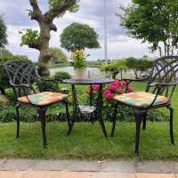 Preview: Ivy Bistro Table - Antique Bronze (2 seater set)