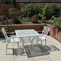 Preview: Lucy Table - White (4 seater set)