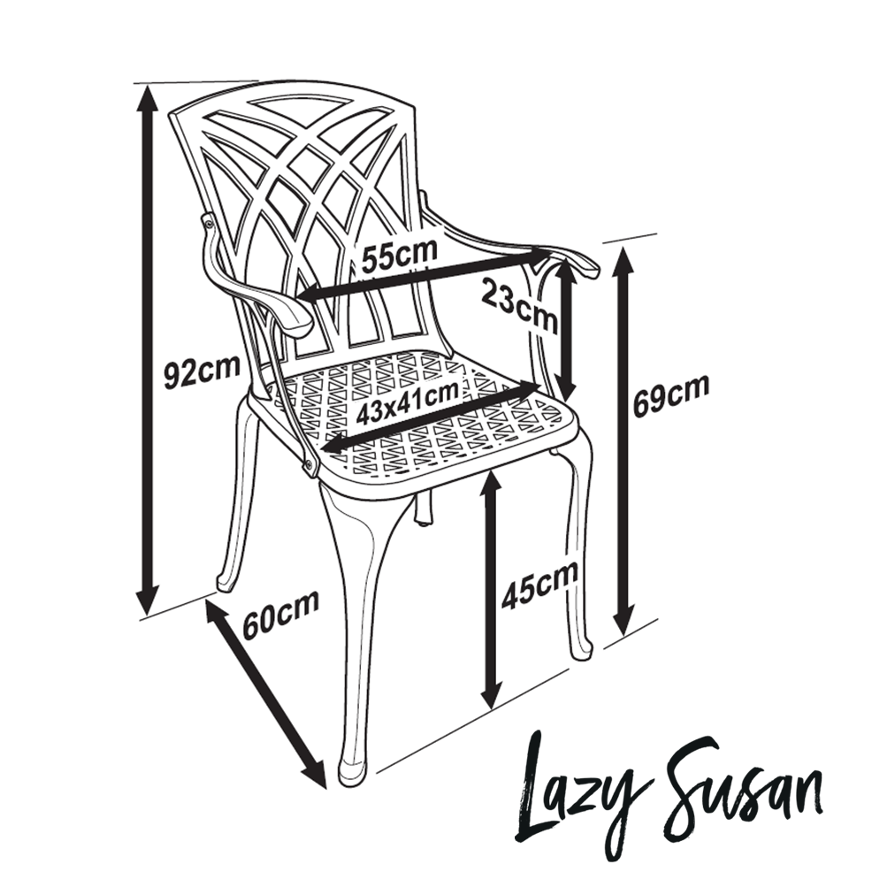 April Garden Chair Dimensions