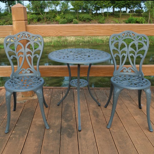 lazy susan tulip bistro set