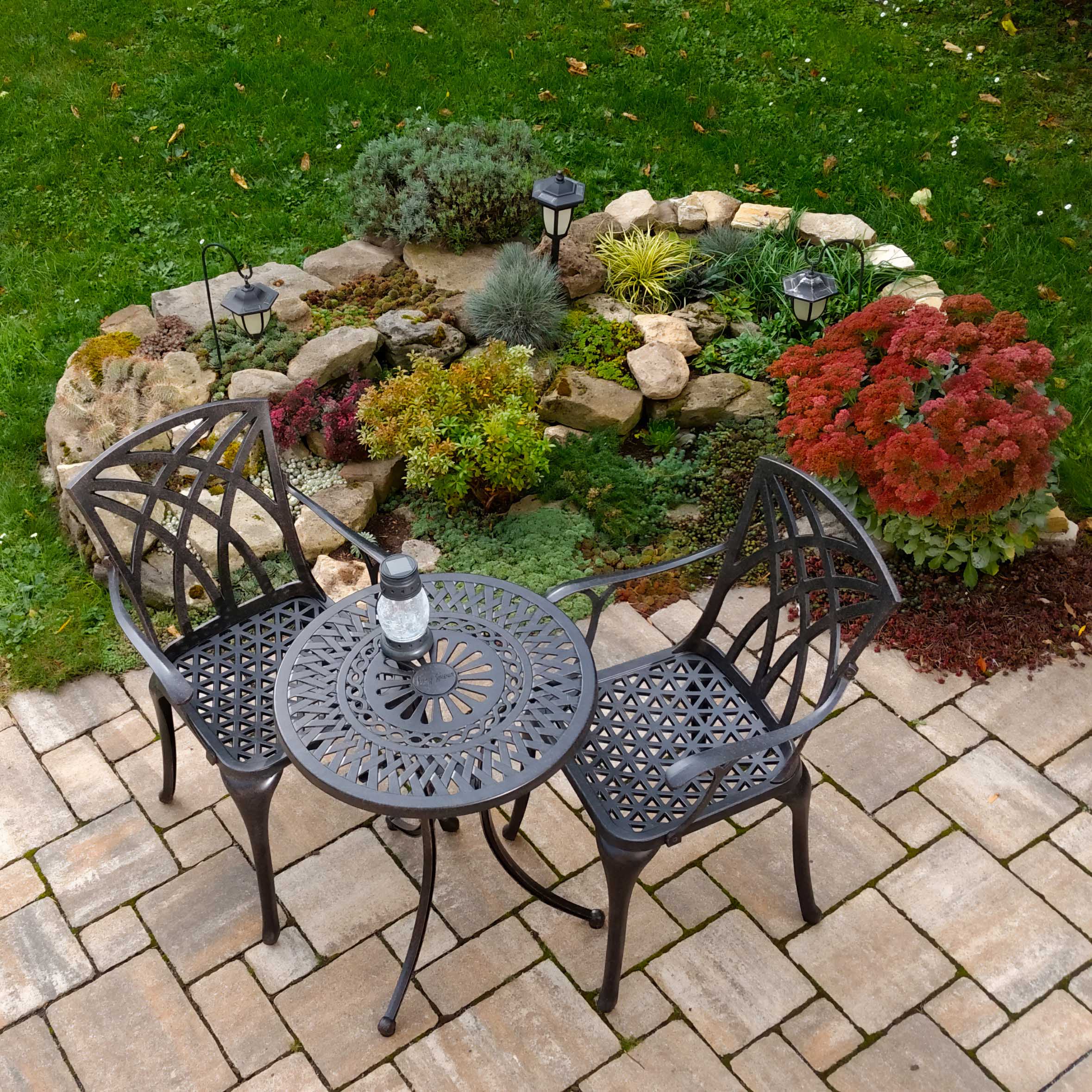 How do you create good scale and proportion on your patio?