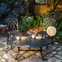 Preview: Bella Table - Antique Bronze (2 seater set)